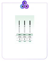 فرز تراش الماسه سبز ROUND END CYLINMDER 881(برند K.V.H)بسته پنج عددی