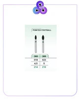 فرز تراش الماسه سبز POINTED FOOTBALL 368(برند K.V.H)بسته پنج عددی