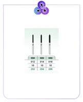 فرز تراش الماسه سبز (بلند) BEVELED CYLINDER 886(برند K.V.H)بسته پنج عددی