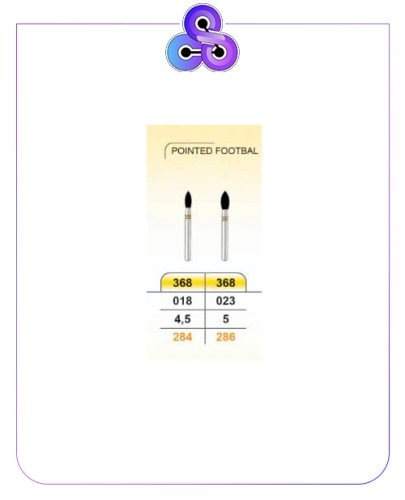 فرز الماسه پرداخت زرد POINTED FOOTBAL 368 بسته پنج عددی